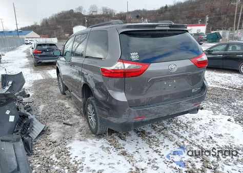 2020 Toyota Sienna Xle from USA, damaged, VIN 5TDYZ3DC6LS025615